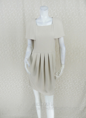 79元甩!ZOKO倬可儿专柜正品女春凹凸肌理披肩袖连衣裙L0154 L0331