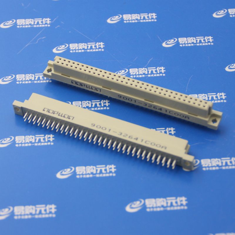 9001-32641C00A 欧式插座 间距2.54mm 2排64PIN 直脚母座