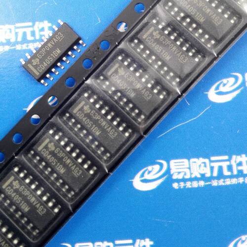 CD4051BM 贴片SOP-16 3.9mm窄体 TI原装正品（1个）