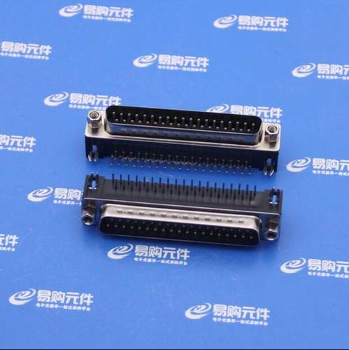 DB25 卧式 针座（公头） 孔座（母座） 焊板式 并口座 针孔可选
