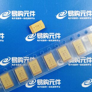 10UF 50V 7343钽电容D型 精度±20% TAJD106M050RNJ AVX品牌