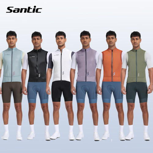 森地客骑行马甲防风抑菌修身版型