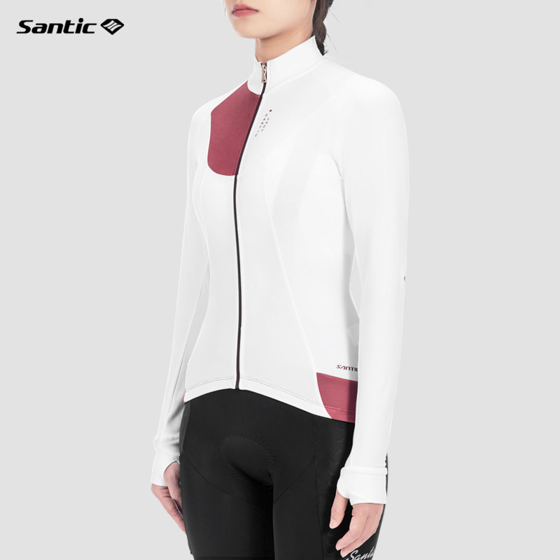 Santic森地客骑行服秋冬保暖抓绒单车服公路车装备骑行服女