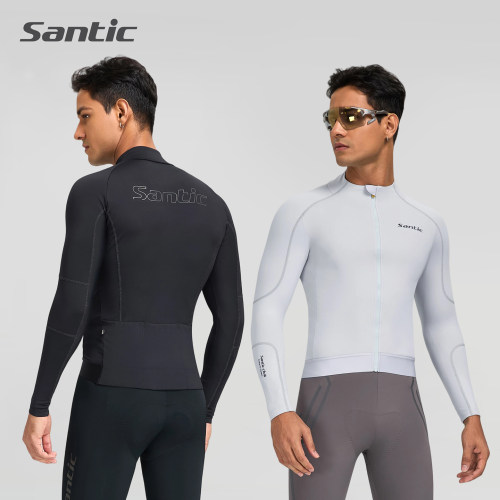 Santic森地客抓绒骑行服男女