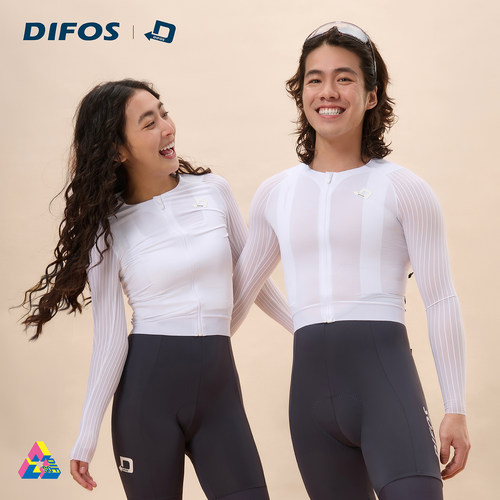 森地客DIFOS骑行服长袖公路自行车新款春夏户外透气骑行上衣男女