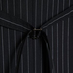 欧码男款竖条纹单排扣马甲 型男西装复古马夹 M07P45图片