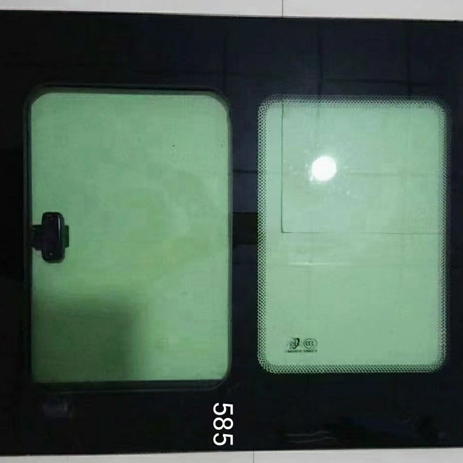 半封闭电动三轮车侧门玻璃高505*宽585mm 420*495mm 58*480-490mm