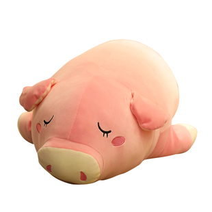 软体趴趴猪公仔毛绒玩具创意可爱猪抱枕布娃娃睡觉枕头礼物送女友