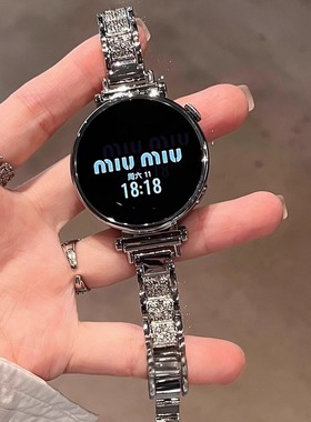 圣铂华为GT6/5表带gt4女款手表表带watch5/4pro新款满钻金属腕表创意带41mm荣耀46mm新gt3高级时尚watch3女款