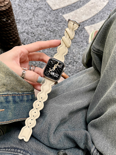 iwatch糖葫芦真皮皮质表带