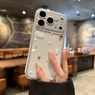 适用苹果17promax手机壳新款iPhone17立体hellokitty猫17pro高级感16全包防摔15透明14超薄13小众女款网红ins