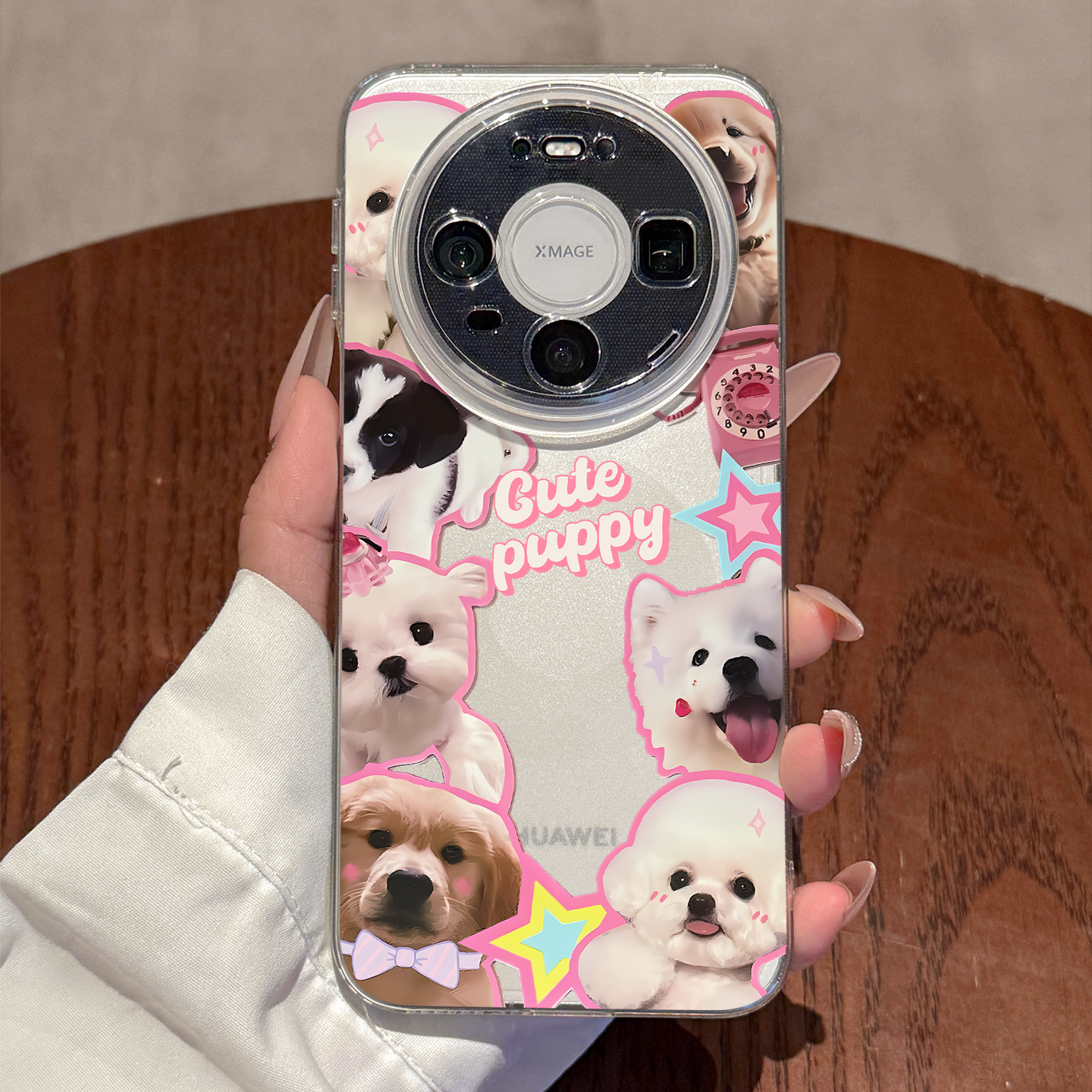 适用华为mate80可爱的狗狗们外壳