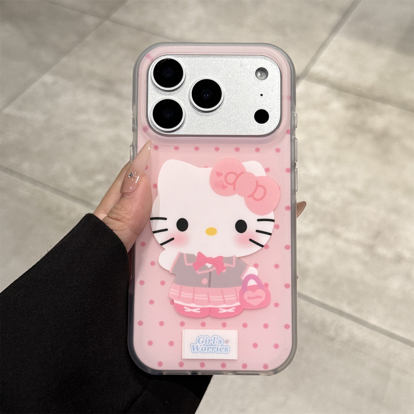 适用苹果17promax可爱kt猫手机壳