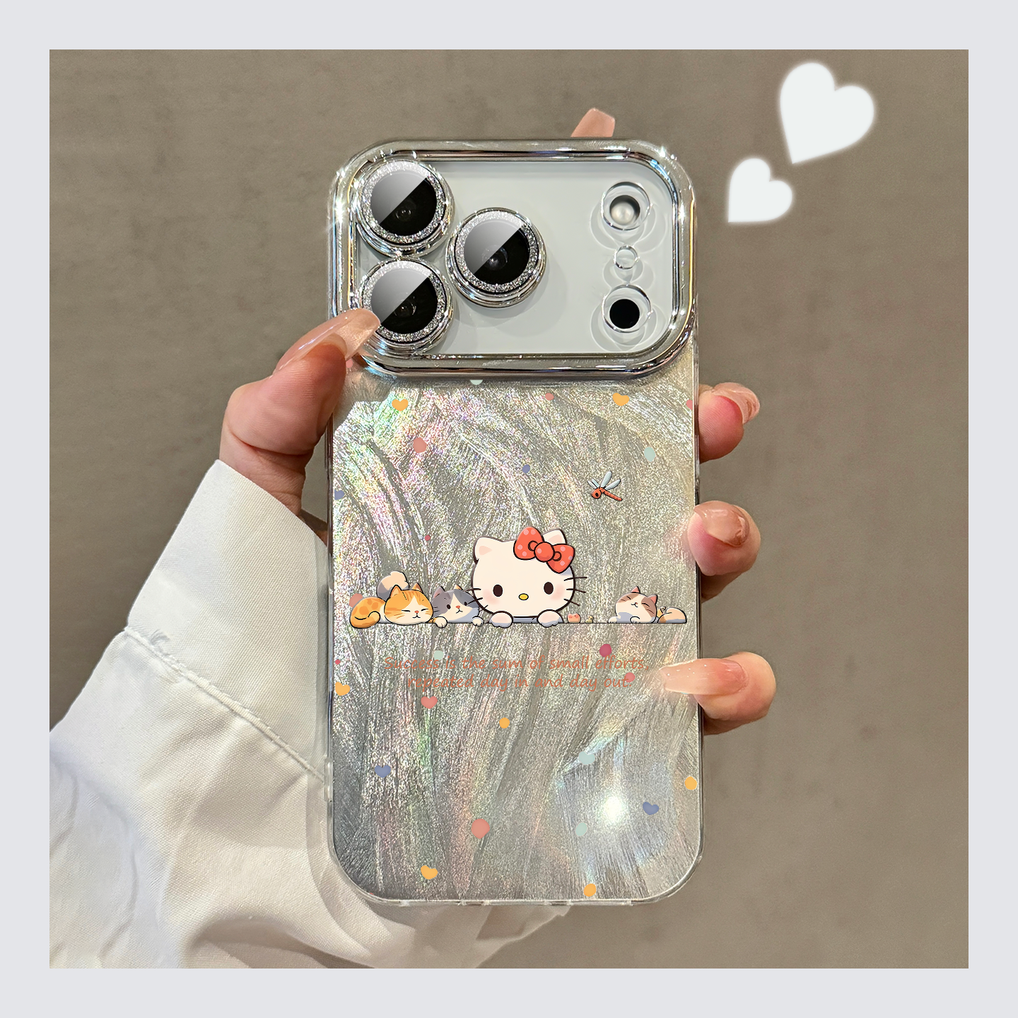 适用苹果17promax手机壳新款iphone17波点kt猫17pro高级感羽纱16全包15pro防摔14镜头13硅胶12小众11可爱女款,3C数码配件,手机保护套/壳,淘宝优惠券,粉丝福利购,淘宝优惠卷