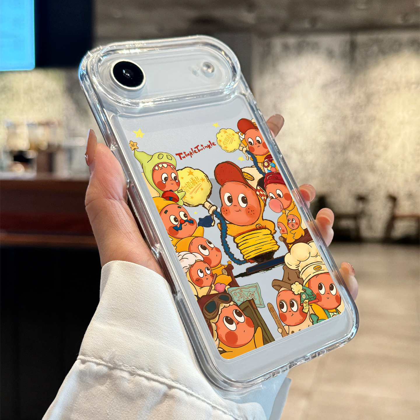 适用苹果17air星星人手机壳