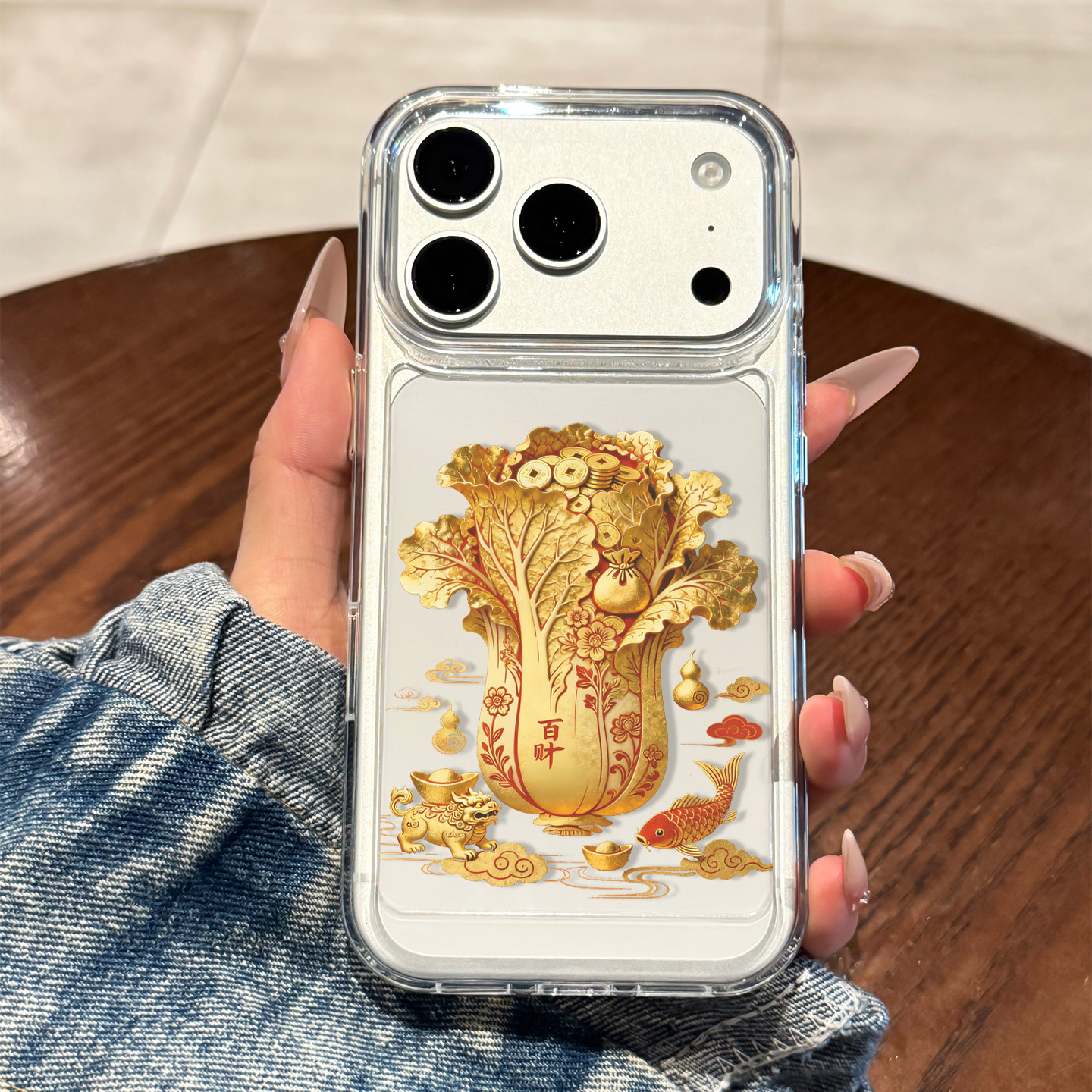 适用苹果17promax手机壳新款iPhone17招财白菜air