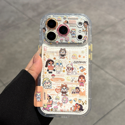 适用苹果17promax可爱哭娃