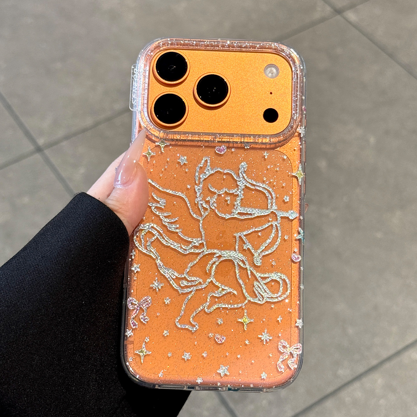 适用苹果17promax手机壳新款高级感iphone17爱心丘比特17pro创意16可爱pm全包15pro保护套14小众ip女网红爆火,3C数码配件,手机保护套/壳,淘宝优惠券,粉丝福利购,淘宝优惠卷