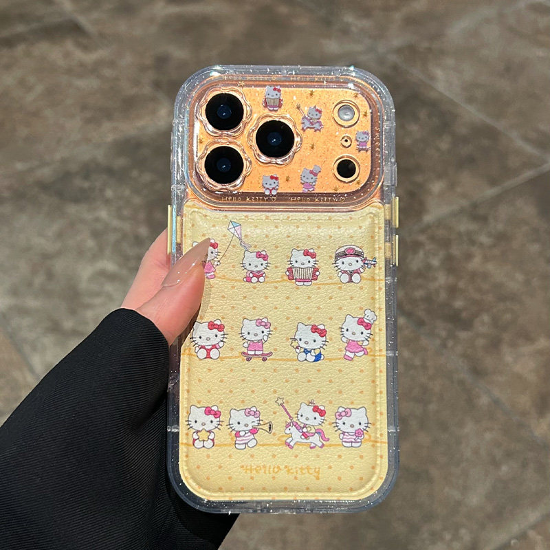 适用苹果17promax手机壳新款iPhone17波点线条kt猫17pro高级感16全包防摔15透明硅胶14的好看女款ip网红爆款,3C数码配件,手机保护套/壳,淘宝优惠券,粉丝福利购,淘宝优惠卷