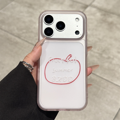 适用苹果17promax线条苹果手机壳