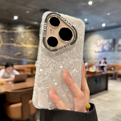 适用华为pura80pro渐变贝壳纹