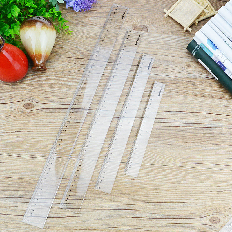 得力6220/6230/6240/6250/6260直尺 20cm/30cm/40cm/50cm/60cm