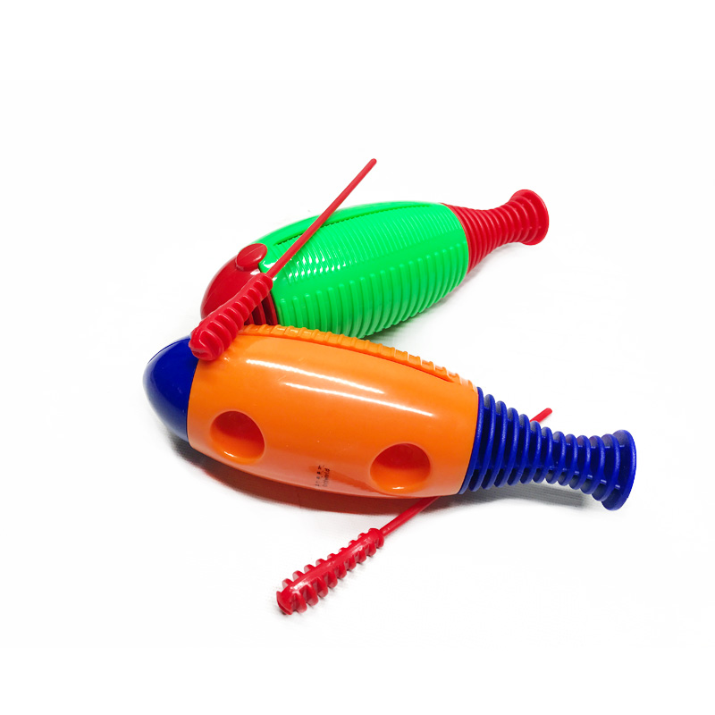 精品乐器塑料鱼蛙 早教儿童舞蹈奥尔夫乐器音乐教具大号鱼蛙