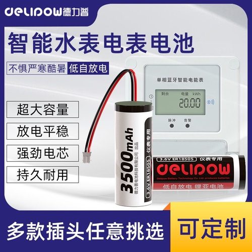 德力普智能水表电池水表电表专用