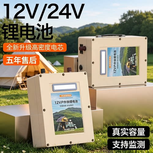 100A大容量磷酸铁锂电芯12v电瓶