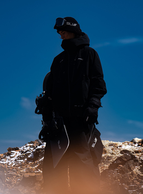 SILVERARC 滑雪服套装女款情侣单板美式宽松防水保暖滑雪衣裤男款