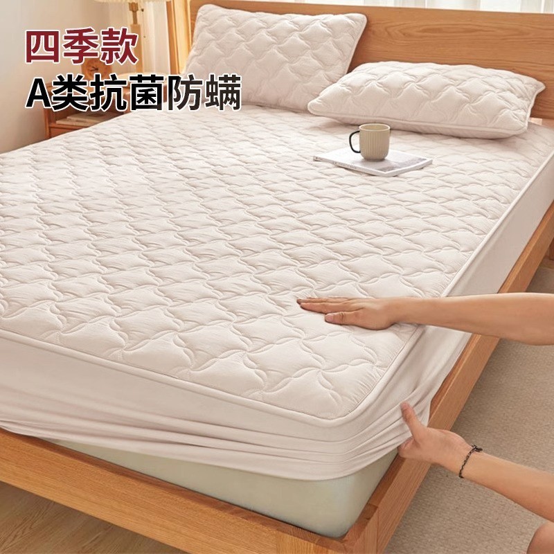 A类母婴级四季防水隔尿全棉夹棉床笠抗菌防尘床垫保护罩全包床套,床上用品,床笠,淘宝优惠券,粉丝福利购,淘宝优惠卷