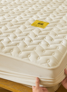 A类全棉夹棉新疆棉花床笠加厚席梦思床垫保护罩防尘床单床罩防滑