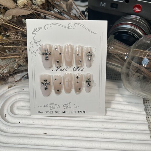 蝴蝶云间冰透紫蝴蝶钻钻爆闪猫眼温柔显白仙气感穿戴甲贴片