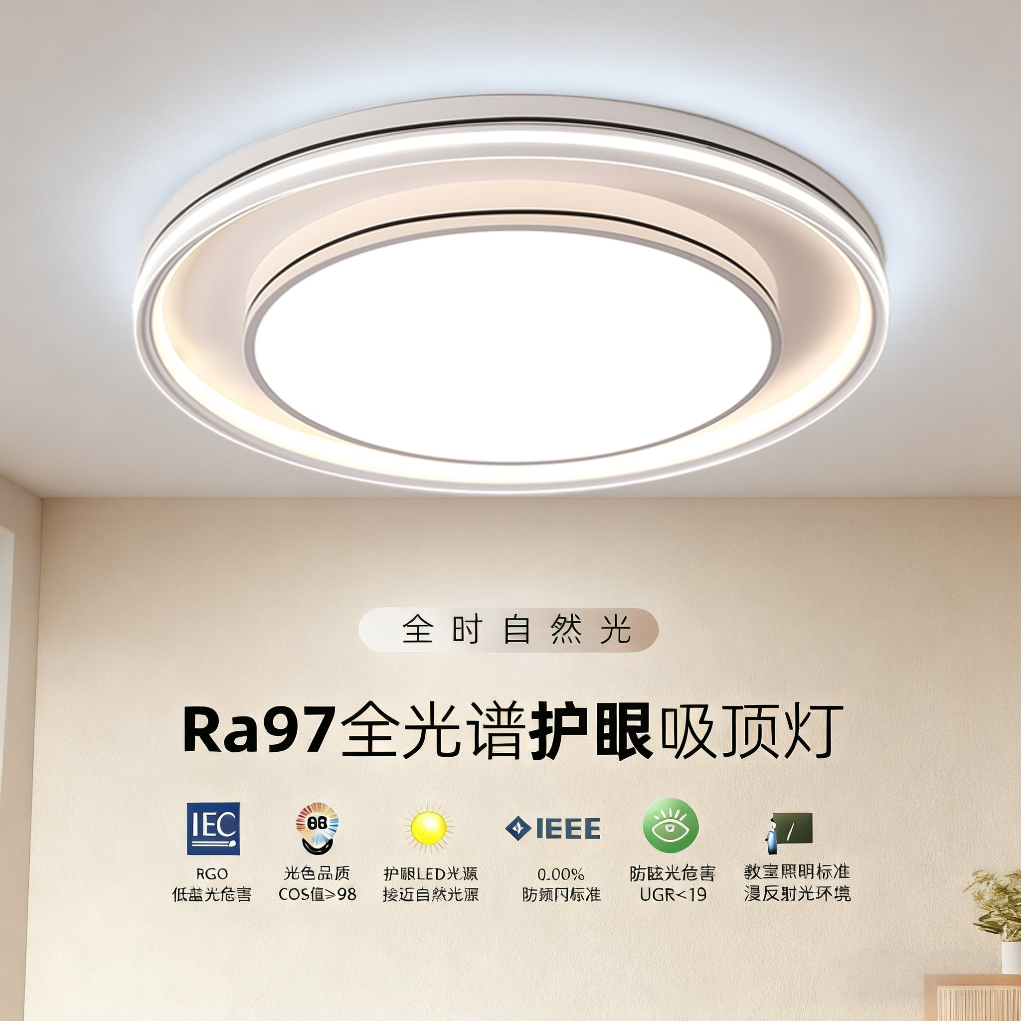 客厅主灯2026新款简约现代led房间卧室餐厅吸顶灯圆形大尺寸灯具,家装灯饰光源,客厅吸顶灯,淘宝优惠券,粉丝福利购,淘宝优惠卷