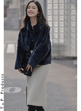 ＜糖皮出品＞灵气小鱼尾 多裁片拼接 茉莉黄冬季羊毛半身裙