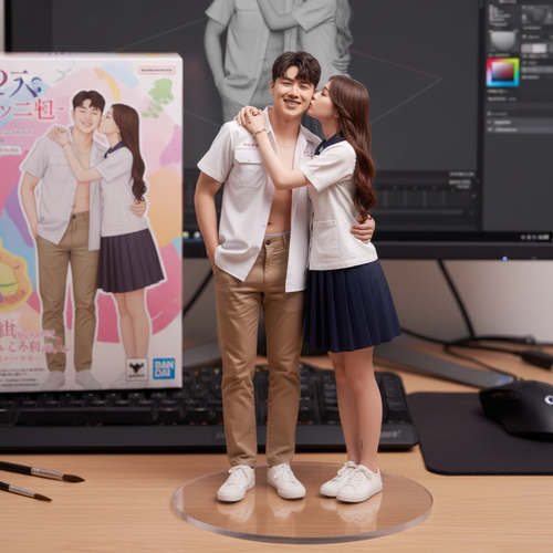 3D真人手办打印定照片制人偶建模