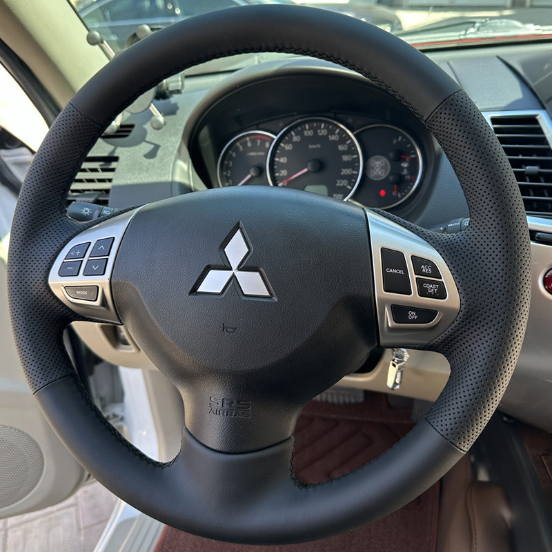 13-15-16-17-18款三菱劲炫把套劲畅翼神把套手缝专用全包方向盘套