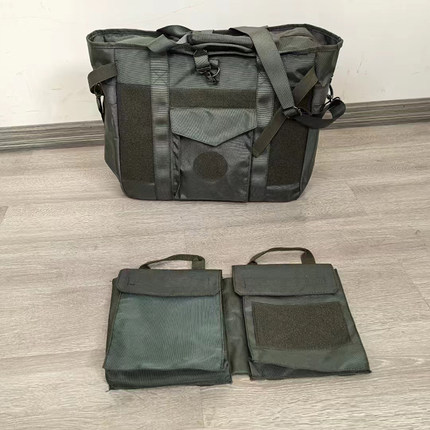 飞行员头盔包新款航展手提作业包美式复古斜跨帆布单肩空勤电脑包