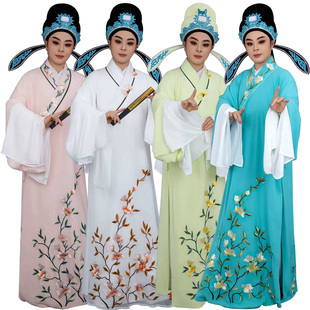 千雨和依新款斜领小生衣服玉兰花款越剧黄梅戏服昆曲戏曲服装919
