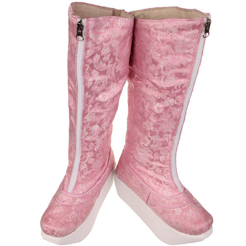 纸底朝靴官靴高靴定做武生高帮厚底牛皮纸底靴孟丽君靴子