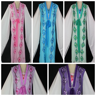 尼姑衣古装越剧黄梅戏戏曲服装青衣玉蜻蜓衣服戏剧背心王志贞坎肩