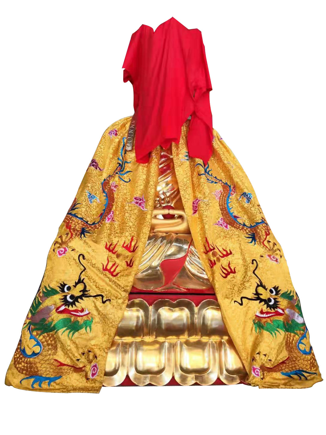 地藏王菩萨绣龙披风斗篷佛像戏服佛衣佛袍神像法衣法相庄严千雨和