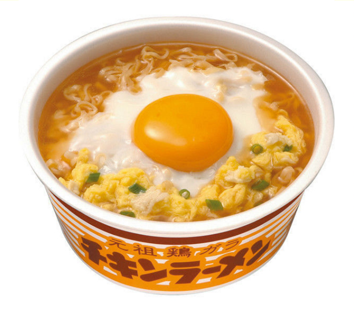 日本进口 日清泡面 元祖鸡汤蛋花油荞麦面拉面营养速食方便面整箱