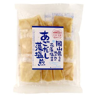 日本进口 成城石井 厚焼 花藻塩煎饼13枚 雪米饼香口上瘾休闲零食