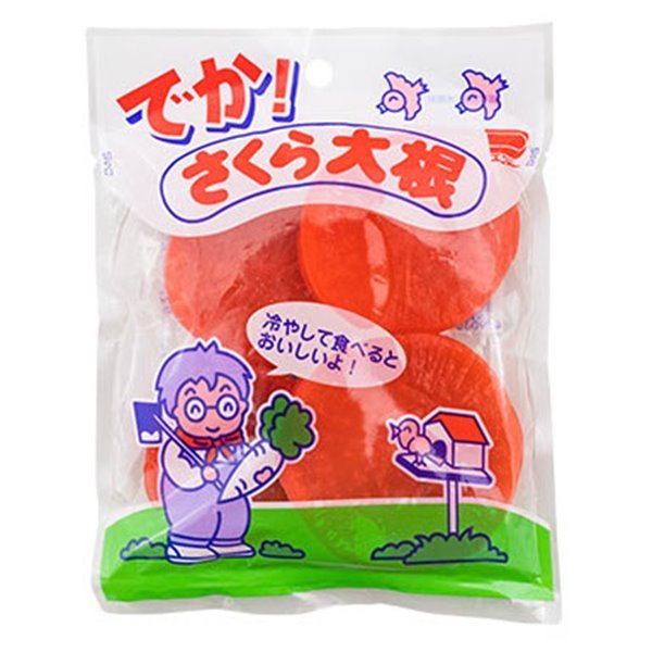 日本进口 本土小吃 樱桃小红萝卜干  充足食物纤维 酸甜小菜零食