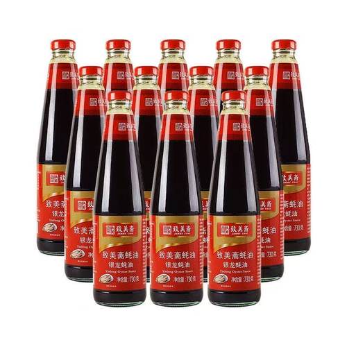 致美斋银龙蚝油730g烹饪炒菜腌制勾芡火锅烧烤炒菜凉拌蘸料拌馅料