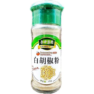 鲁中白胡椒粉35g*1瓶家用商用调味料纯正煲汤胡椒面煮粥煮汤调味