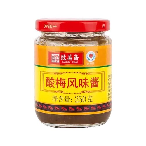 正宗致美斋酸梅风味酱250g红棉牌酸梅酱烧鸭调味酱酸甜商用瓶装
