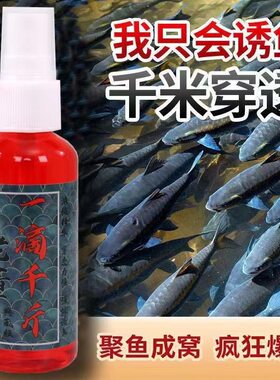 一滴千斤小药秋冬季低温钓鱼饵料
