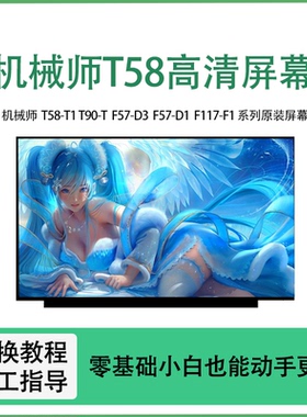 机械师 T58-T1 T90-T F57-D3 F57-D1 F117-F1系列原装笔记本屏幕
